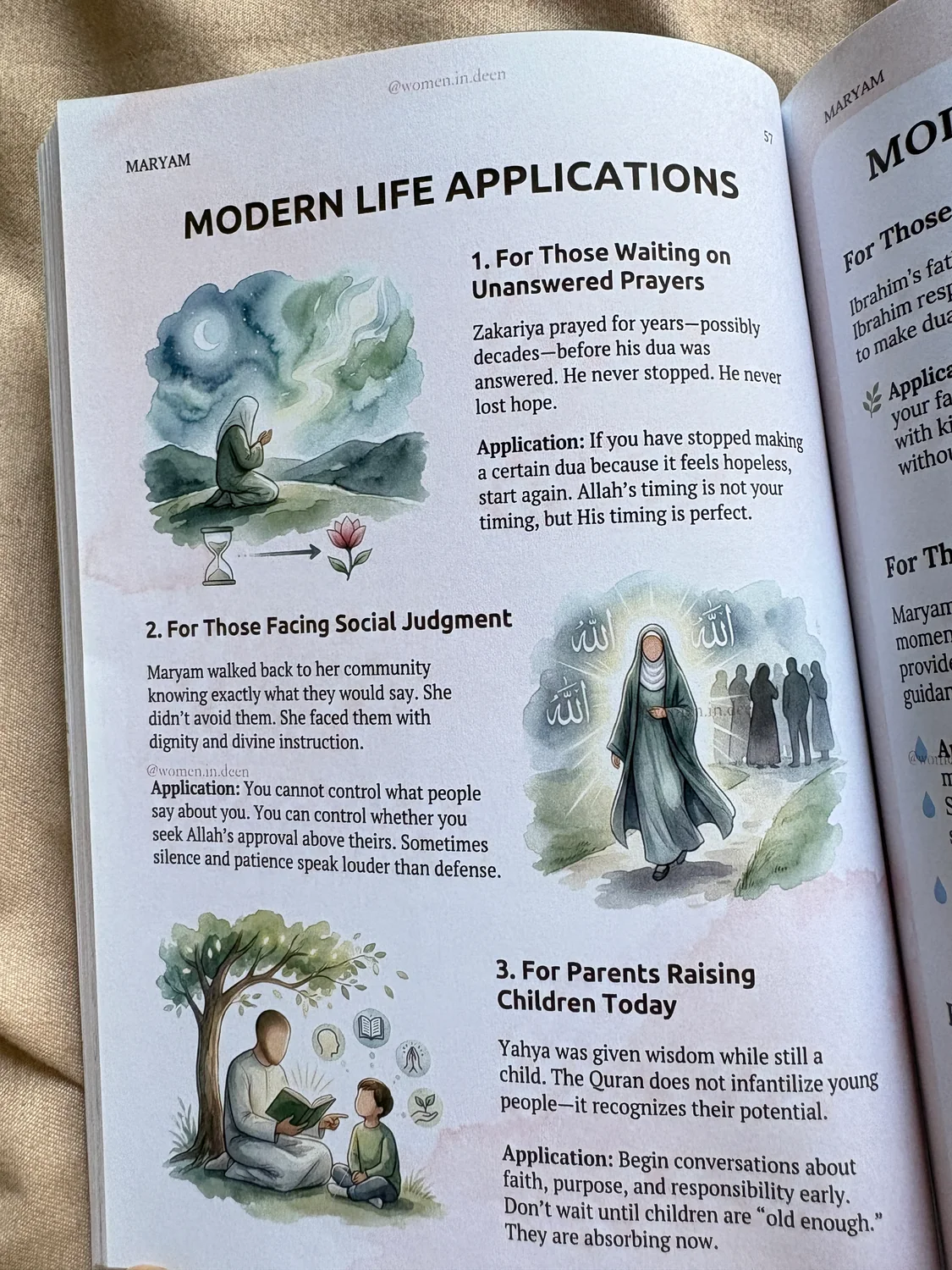 Surah Maryam modern life applications photographed in Beyond Recitation.